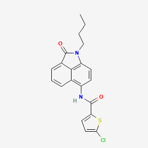 N-(1-butyl-2-oxo-1,2-dihydrobenzo[cd]indol-6-yl)-5-chlorothiophene-2-carboxamide