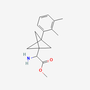 Methyl 2-amino-2-[3-(2,3-dimethylphenyl)-1-bicyclo[1.1.1]pentanyl]acetate