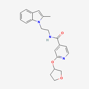 N-(2-(2-methyl-1H-indol-1-yl)ethyl)-2-((tetrahydrofuran-3-yl)oxy)isonicotinamide