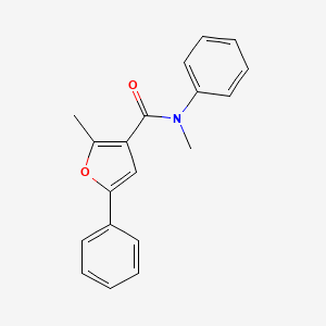 molecular formula C19H17NO2 B2794605 N,2-dimethyl-N,5-diphenylfuran-3-carboxamide CAS No. 941251-37-2
