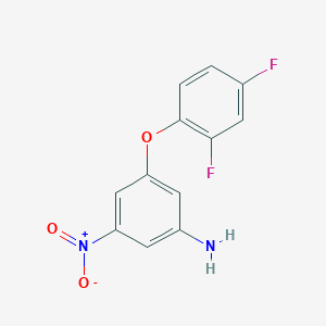 3-(2,4-Difluorophenoxy)-5-nitroaniline