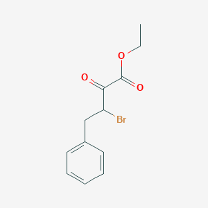 molecular formula C12H13BrO3 B2794671 Ethyl 3-bromo-2-oxo-4-phenylbutanoate CAS No. 292858-05-0