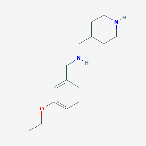 molecular formula C15H24N2O B279468 N-(3-ethoxybenzyl)-N-(4-piperidinylmethyl)amine 
