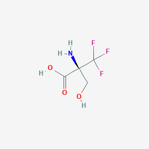 molecular formula C4H6F3NO3 B2794724 (S)-Trifluoromethylserine CAS No. 168074-56-4
