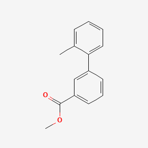molecular formula C15H14O2 B2794736 Methyl 2'-methyl[1,1'-biphenyl]-3-carboxylate CAS No. 146534-35-2