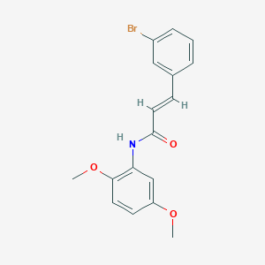 3-(3-bromophenyl)-N-(2,5-dimethoxyphenyl)acrylamide