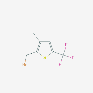 molecular formula C7H6BrF3S B2794741 2-(溴甲基)-3-甲基-5-(三氟甲基)噻吩 CAS No. 2580211-51-2