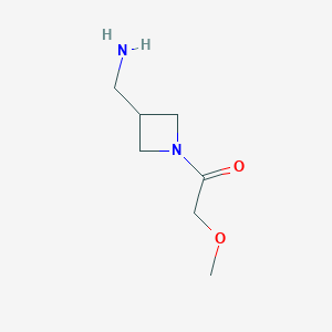 1-[3-(Aminomethyl)azetidin-1-yl]-2-methoxy-ethanone