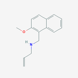 molecular formula C15H17NO B279489 N-allyl-N-[(2-methoxy-1-naphthyl)methyl]amine 