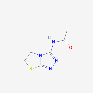 molecular formula C6H8N4OS B2794894 N-(5,6-dihydrothiazolo[2,3-c][1,2,4]triazol-3-yl)acetamide CAS No. 933005-79-9