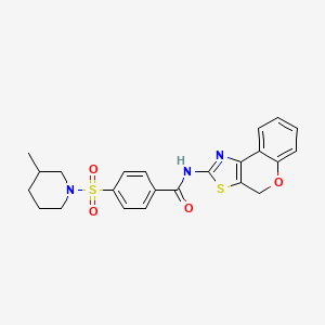 N-(4H-chromeno[4,3-d]thiazol-2-yl)-4-((3-methylpiperidin-1-yl)sulfonyl)benzamide