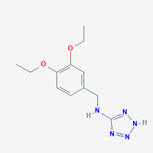 molecular formula C12H17N5O2 B279492 N-(3,4-diethoxybenzyl)-1H-tetrazol-5-amine 