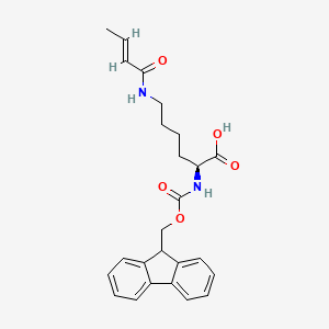 molecular formula C25H28N2O5 B2794939 Fmoc-赖氨酰基-羟基 CAS No. 1451046-72-2