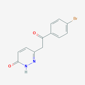 3-[2-(4-Bromophenyl)-2-oxoethyl]-1H-pyridazin-6-one
