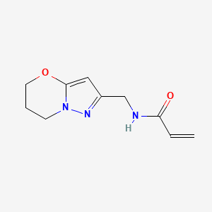 N-(6,7-Dihydro-5H-pyrazolo[5,1-b][1,3]oxazin-2-ylmethyl)prop-2-enamide