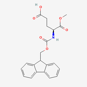 molecular formula C21H21NO6 B2794966 Fmoc-Glu-Ome CAS No. 145038-49-9