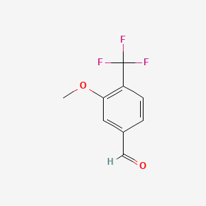 molecular formula C9H7F3O2 B2794991 3-甲氧基-4-(三氟甲基)苯甲醛 CAS No. 945003-38-3