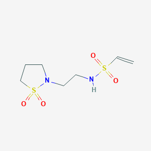 N-(2-(1,1-dioxidoisothiazolidin-2-yl)ethyl)ethenesulfonamide