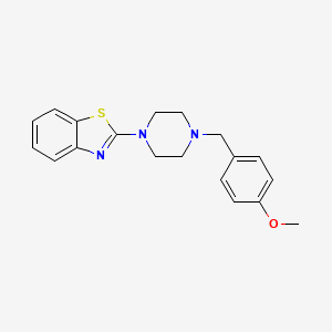 2-[4-(4-Methoxybenzyl)piperazino]-1,3-benzothiazole