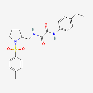 N1-(4-ethylphenyl)-N2-((1-tosylpyrrolidin-2-yl)methyl)oxalamide