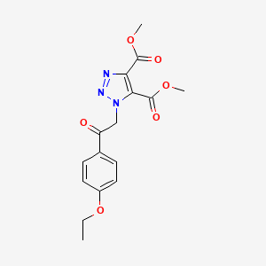 dimethyl 1-[2-(4-ethoxyphenyl)-2-oxoethyl]-1H-1,2,3-triazole-4,5-dicarboxylate