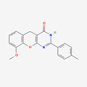 9-methoxy-2-(p-tolyl)-3H-chromeno[2,3-d]pyrimidin-4(5H)-one
