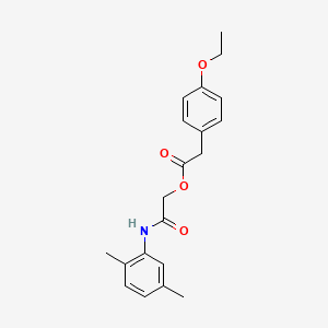 2-[(2,5-Dimethylphenyl)amino]-2-oxoethyl (4-ethoxyphenyl)acetate