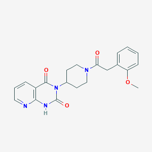 3-(1-(2-(2-methoxyphenyl)acetyl)piperidin-4-yl)pyrido[2,3-d]pyrimidine-2,4(1H,3H)-dione