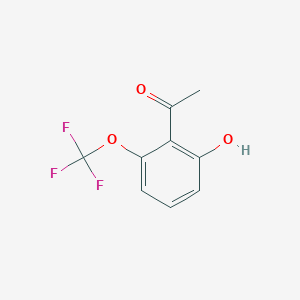 molecular formula C9H7F3O3 B2795055 1-[2-羟基-6-(三氟甲氧基)苯基]乙酮 CAS No. 1241953-03-6