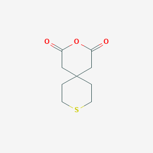 molecular formula C9H12O3S B2795063 3-Oxa-9-thiaspiro[5.5]undecane-2,4-dione CAS No. 2322694-92-6