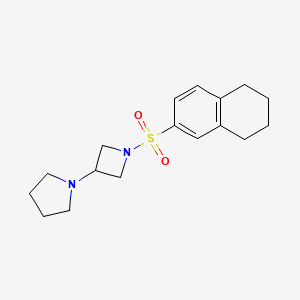 1-[1-(5,6,7,8-Tetrahydronaphthalen-2-ylsulfonyl)azetidin-3-yl]pyrrolidine