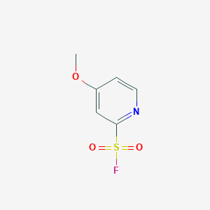 molecular formula C6H6FNO3S B2795141 4-甲氧基吡啶-2-磺酰氟 CAS No. 2228189-29-3