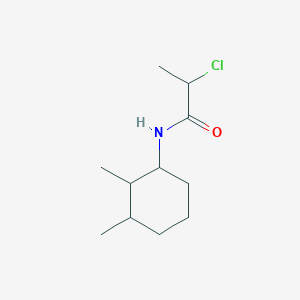 molecular formula C11H20ClNO B2795154 2-chloro-N-(2,3-dimethylcyclohexyl)propanamide CAS No. 953807-01-7