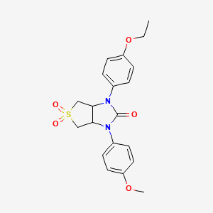 1-(4-ethoxyphenyl)-3-(4-methoxyphenyl)tetrahydro-1H-thieno[3,4-d]imidazol-2(3H)-one 5,5-dioxide