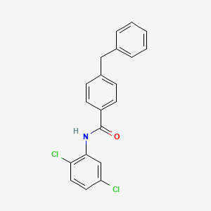 molecular formula C20H15Cl2NO B2795205 4-苄基-N-(2,5-二氯苯基)苯甲酰胺 CAS No. 392248-42-9