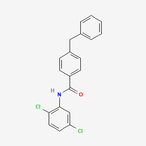 molecular formula C20H15Cl2NO B2795205 4-benzyl-N-(2,5-dichlorophenyl)benzamide CAS No. 392248-42-9