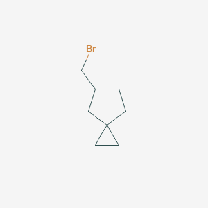 molecular formula C8H13Br B2795208 6-(Bromomethyl)spiro[2.4]heptane CAS No. 2402829-37-0