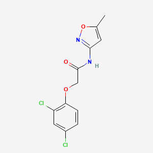 molecular formula C12H10Cl2N2O3 B2795214 2-(2,4-dichlorophenoxy)-N-(5-methyl-1,2-oxazol-3-yl)acetamide CAS No. 88812-87-7