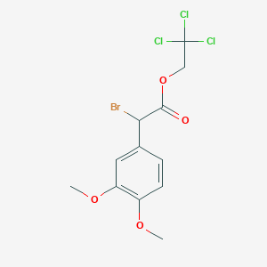 2,2,2-Trichloroethyl 2-bromo-2-(3,4-dimethoxyphenyl)acetate