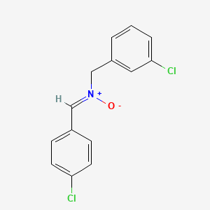 (3-chlorobenzyl)[(Z)-(4-chlorophenyl)methylidene]ammoniumolate