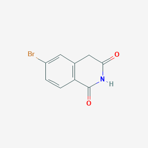 molecular formula C9H6BrNO2 B2795233 6-溴异喹啉-1,3(2H,4H)-二酮 CAS No. 501130-49-0