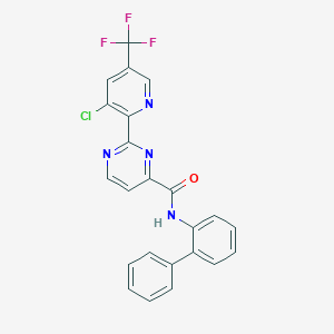 N-[1,1'-biphenyl]-2-yl-2-[3-chloro-5-(trifluoromethyl)-2-pyridinyl]-4-pyrimidinecarboxamide