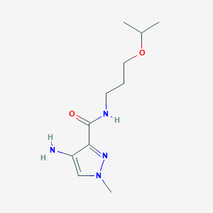 4-Amino-N-(3-isopropoxypropyl)-1-methyl-1H-pyrazole-3-carboxamide