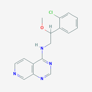 N-[2-(2-Chlorophenyl)-2-methoxyethyl]pyrido[3,4-d]pyrimidin-4-amine