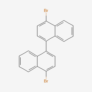 molecular formula C20H12Br2 B2795339 1-Bromo-4-(4-bromonaphthalen-1-yl)naphthalene CAS No. 49610-35-7