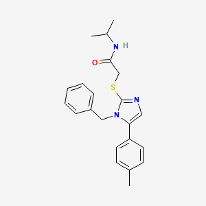 2-((1-benzyl-5-(p-tolyl)-1H-imidazol-2-yl)thio)-N-isopropylacetamide