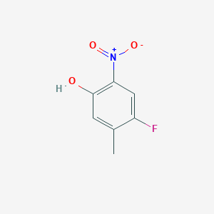 molecular formula C7H6FNO3 B2795379 4-Fluoro-5-methyl-2-nitrophenol CAS No. 182880-62-2