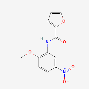 molecular formula C12H10N2O5 B2795402 N-(2-甲氧基-5-硝基苯基)呋喃-2-甲酰胺 CAS No. 329939-23-3