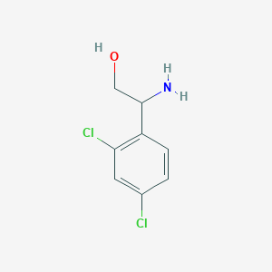 molecular formula C8H9Cl2NO B2795415 2-Amino-2-(2,4-dichlorophenyl)ethanol CAS No. 1184839-78-8
