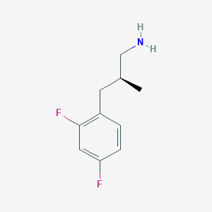 molecular formula C10H13F2N B2795513 (2S)-3-(2,4-Difluorophenyl)-2-methylpropan-1-amine CAS No. 2248202-21-1